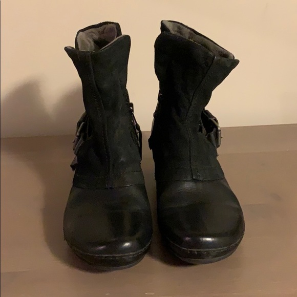 Miz Mooz Leather Moto Boots - Women’s Size 37 - Picture 3 of 6